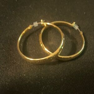 Elegant Gold Hoop Earrings